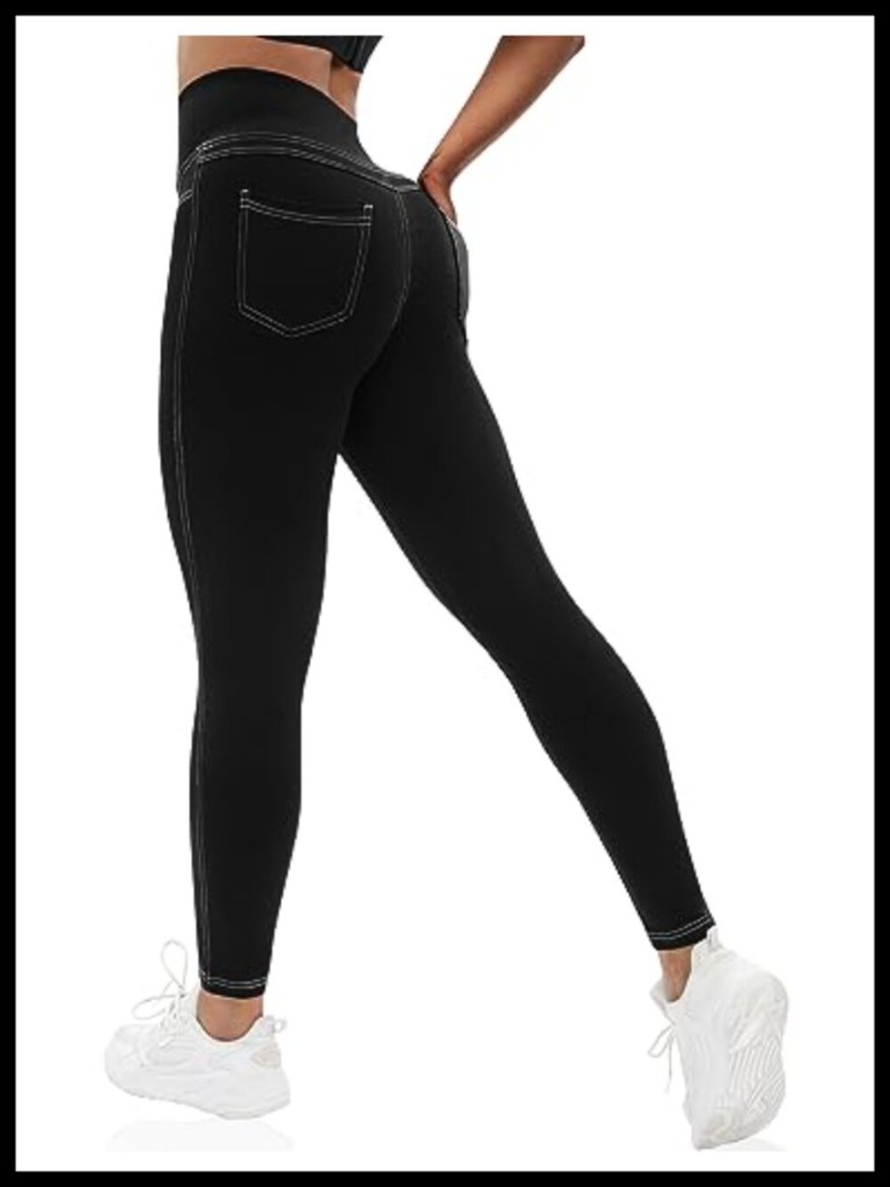 High Waisted Leggings with Pockets, Buttery Soft 4-Way Stretch
